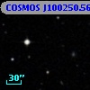 COSMOS J100250.56+013709.4