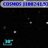COSMOS J100241.93+013705.6