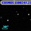 COSMOS J100241.23+013703.4
