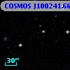 COSMOS J100241.66+013701.6