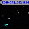 COSMOS J100241.98+013659.1