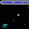 COSMOS J100254.52+013718.6