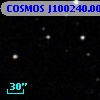 COSMOS J100240.00+013647.1