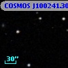 COSMOS J100241.30+013629.2
