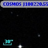 COSMOS J100220.55+013620.8