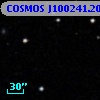 COSMOS J100241.20+013617.6