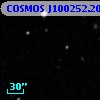 COSMOS J100252.20+013609.0