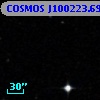 COSMOS J100223.69+013604.4