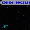 COSMOS J100251.81+013557.7