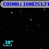COSMOS J100251.71+013556.4