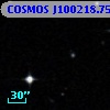 COSMOS J100218.75+013536.5