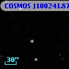 COSMOS J100241.87+013525.0