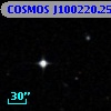 COSMOS J100220.25+013509.1