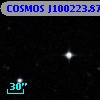 COSMOS J100223.87+013505.9