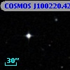 COSMOS J100220.42+013457.9
