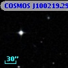 COSMOS J100219.29+013453.7