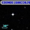 COSMOS J100220.70+013452.2
