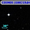COSMOS J100219.04+013454.1