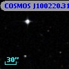 COSMOS J100220.31+013421.6