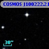 COSMOS J100222.21+013420.5