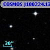 COSMOS J100224.13+013414.3