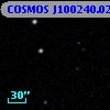COSMOS J100240.02+013412.7