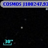 COSMOS J100247.93+013411.4