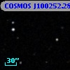 COSMOS J100252.28+013409.3