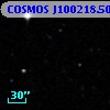 COSMOS J100218.50+013352.2