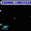 COSMOS J100221.58+013342.6
