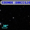COSMOS J100221.31+013342.9