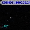 COSMOS J100220.24+013342.5