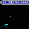 COSMOS J100220.21+013338.1