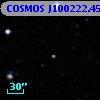 COSMOS J100222.45+013337.0