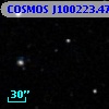 COSMOS J100223.47+013303.4