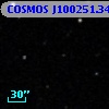 COSMOS J100251.34+013301.3