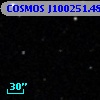 COSMOS J100251.48+013302.1
