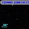 COSMOS J100247.73+013300.3
