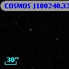 COSMOS J100240.32+013242.9
