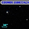 COSMOS J100224.24+013235.7