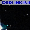 COSMOS J100247.41+013027.3