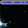 COSMOS J100247.49+013013.6