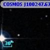COSMOS J100247.67+012959.1