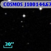 COSMOS J100144.67+013634.3