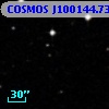 COSMOS J100144.73+013632.1