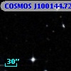 COSMOS J100144.72+013054.7