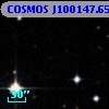 COSMOS J100147.65+013034.1