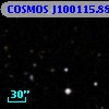 COSMOS J100115.88+013645.3