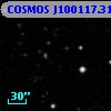 COSMOS J100117.31+013607.6