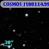 COSMOS J100114.98+013509.3
